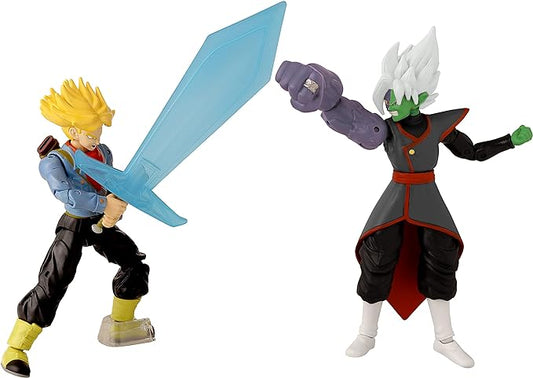 Bandai America - Dragon Ball Super Dragon Stars Battle Pack Future Trunks Vs. Fusion Zamasu - Figurio