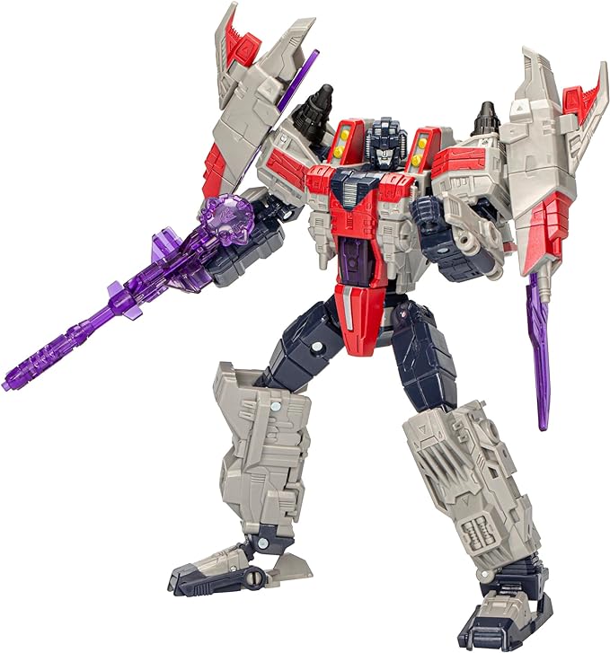 Transformers Legacy United Voyager Class Cybertron Universe Starscream, 7-inch Converting Action Figure, 8+ Years - Figurio