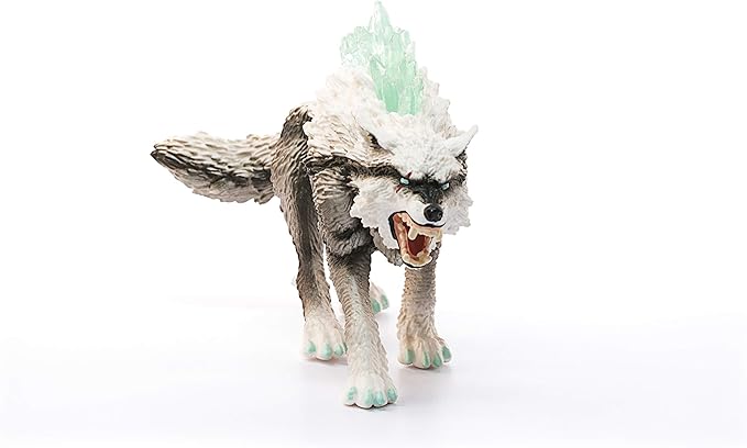 Schleich Eldrador, Eldrador Creatures, Action Figures for Boys and Girls 7-12 years old, Snow Wolf - Figurio