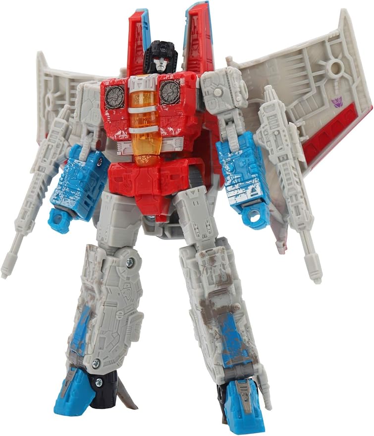 Transformers Toys Generations War for Cybertron Voyager Wfc-S24 Starscream Action Figure - Siege Chapter - Adults & Kids Ages 8 & Up, 7" - Figurio