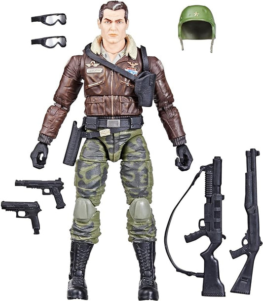 G.I. Joe Classified Series General Clayton Hawk Abernathy, Collectible Action Figure, 103, 6 inch Action Figures for Boys & Girls, with 7 Accessory Pieces - Figurio