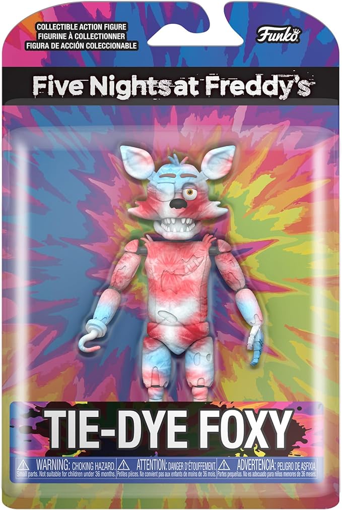 Funko Pop! Action Figure: Five Nights at Freddy's, Tie Dye- Foxy - Figurio