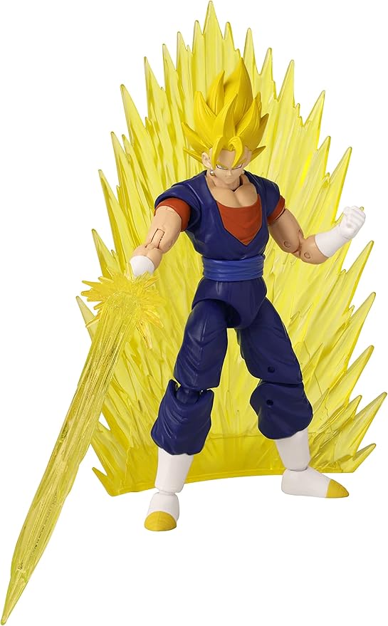 Dragon Stars Series - Dragon Ball Super - Super Saiyan Vegito, 6" Action Figure Power Up Pack - Figurio