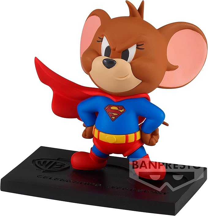 Banpresto - Tom and Jerry - WB 100th Anniversary - Jerry (Tom and Jerry as Superman) (ver. B), Bandai Spirits Figure - Figurio