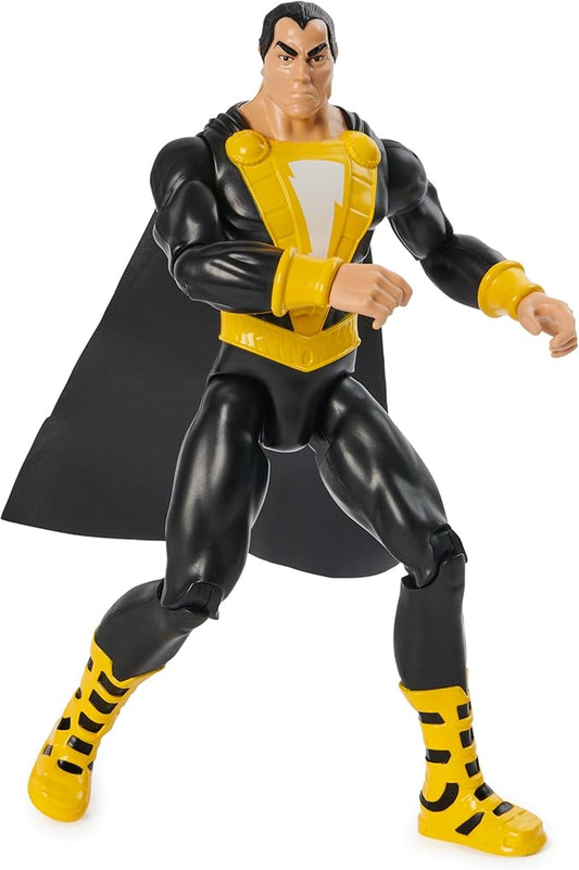 DC Comics, Black Adam Action Figure with Cape, 12-inch, Easy to Pose, Collectible Superhero Kids Toys for Boys and Girls, Ages 3+ - Figurio