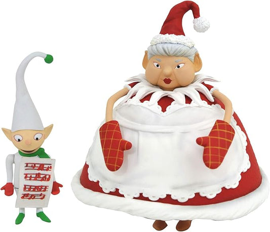 DIAMOND SELECT TOYS The Nightmare Before Christmas: Cyclops & Mrs. Claus Select Action Figure Two-Pack, Multicolor - Figurio