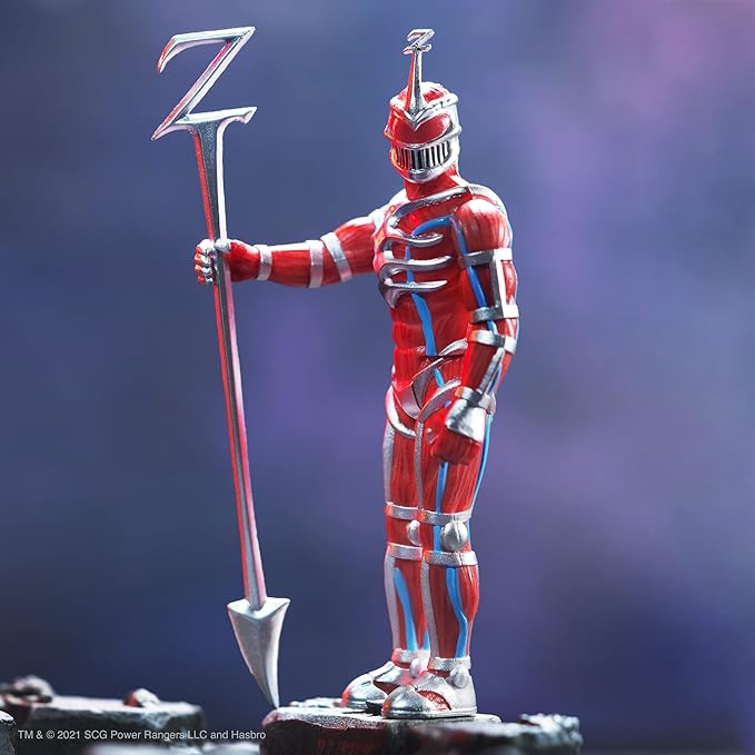 Super7 Mighty Morphin Power Rangers Lord Zedd - 3.75" Power Rangers Action Figure with Accessory Classic TV Show Collectibles and Retro Toys - Figurio