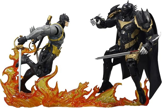 DC Multiverse Batman vs Azrael (Batman Armor) 7" Action Figure Multipack with Accessories - Figurio