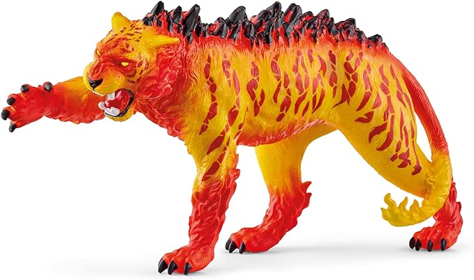 Schleich Eldrador, Eldrador Creatures, Action Figures for Kids Ages 7+, Lava Tiger - Figurio