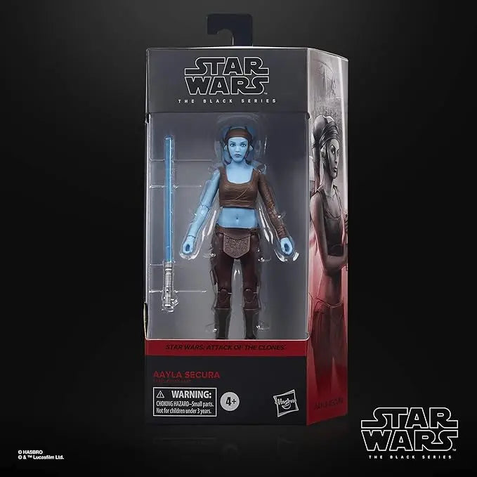 STAR WARS The Black Series Aayla Secura Toy 6-Inch-Scale Attack of The Clones Collectible Action Figure, Toys for Kids Ages 4 and Up - Figurio