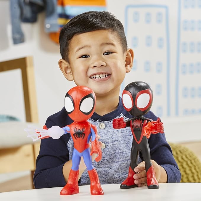 Spidey and his Amazing Friends Supersized Hero Multipack, 3 Large Action Figures, Marvel Preschool Super Hero Toy, Ages 3 and Up, 9 Inches (Amazon Exclusive) - Figurio