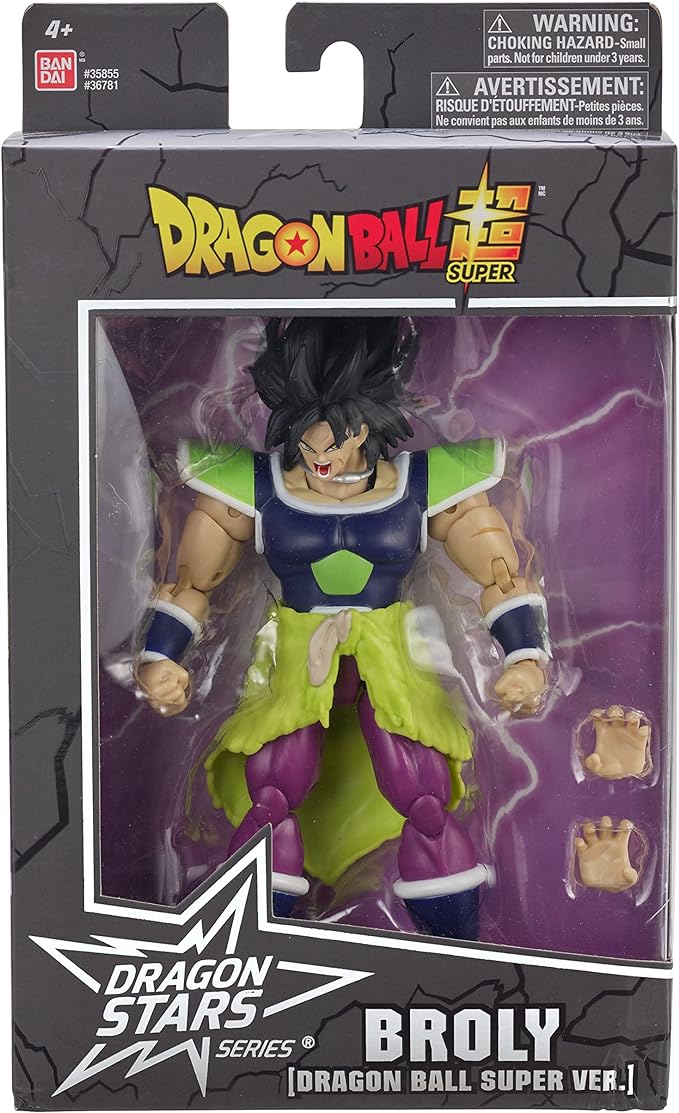 Bandai America - Dragon Ball Super: Dragon Stars Broly 6.5 Action Figure - Figurio