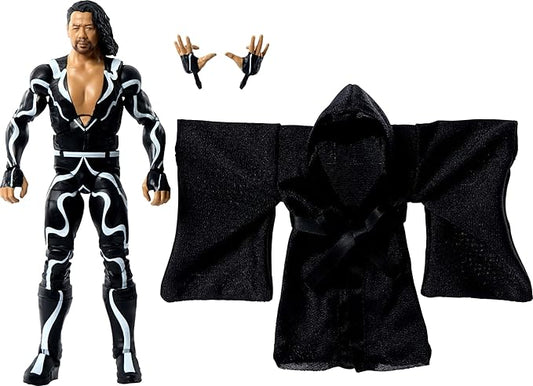 Mattel WWE Elite Action Figure & Accessories, 6-inch Collectible Shinsuke Nakamura with 25 Articulation Points, Life-Like Look & Swappable Hands - Figurio