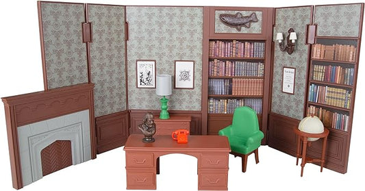 McFarlane Toys - DC Retro Wayne Manor Library (Batman 66') Playset - Figurio