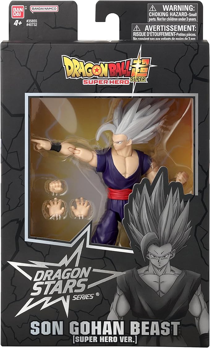 Dragon Ball Super - Dragon Stars - Son Gohan Beast (Super Hero), 6.5" Action Figure - Figurio