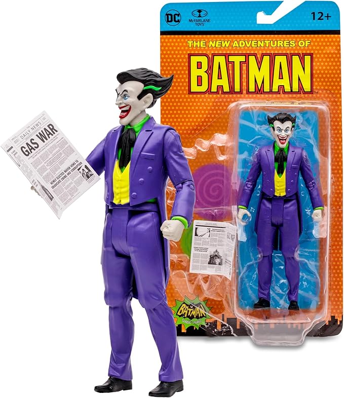 McFarlane Toys - DC Retro The Joker (The New Adventures of Batman) 6in Action Figure - Figurio