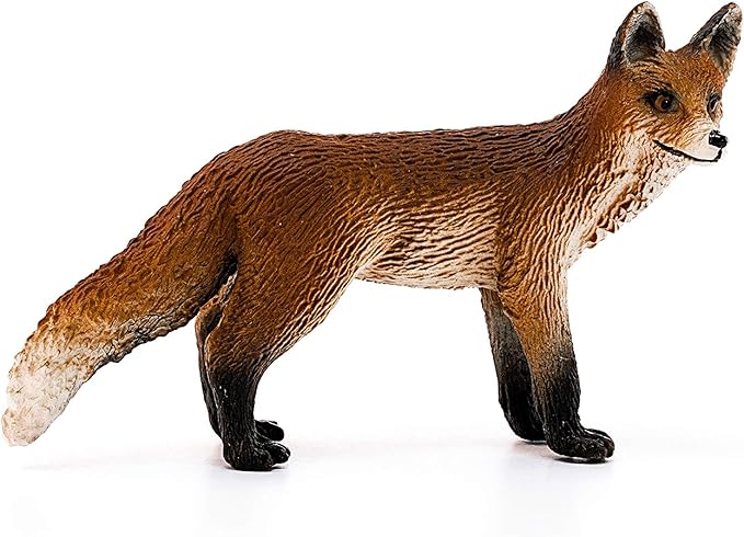 Schleich Wild Life, Animal Figurine, Animal Toys for Boys and Girls 3-8 Years Old, Fox Brown, Ages 3+ - Figurio