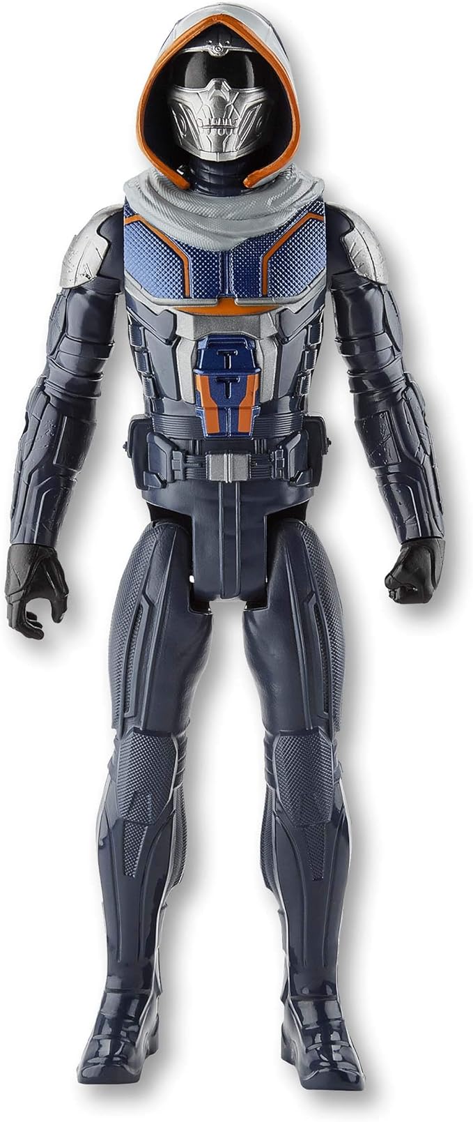 Marvel Black Widow Titan Hero Series Blast Gear Taskmaster Action Figure, 12-Inch Toy, with Launcher and Projectiles, Ages 4 and Up - Figurio