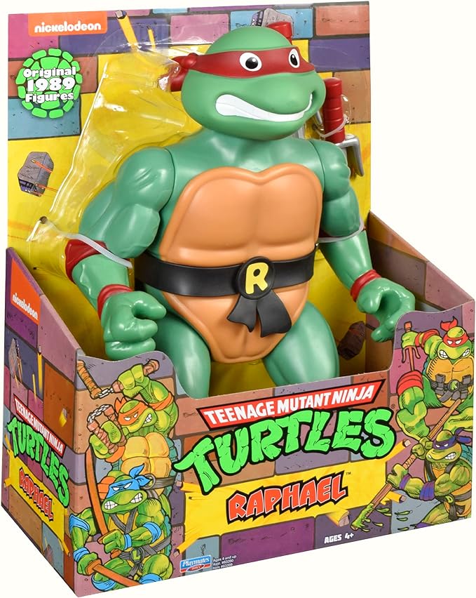 Teenage Mutant Ninja Turtles: 12” Original Classic Raphael Giant Figure by Playmates Toys - Figurio