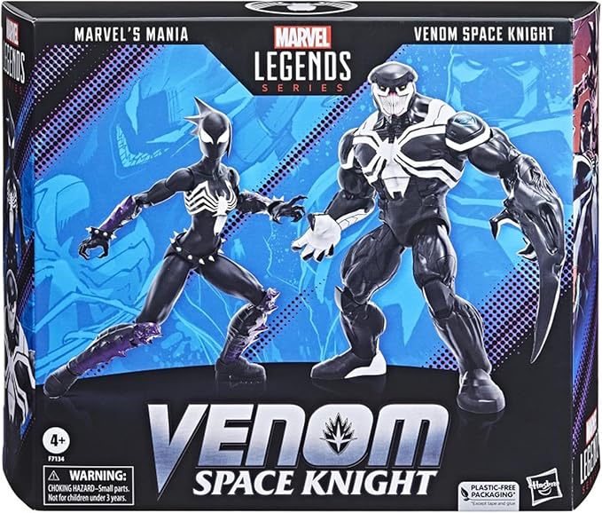 Hasbro - Venom: Space Knight Marvel Legends Pack 2 Figurines Marvel's Mania & Venom Space Knight 15 cm - Figurio