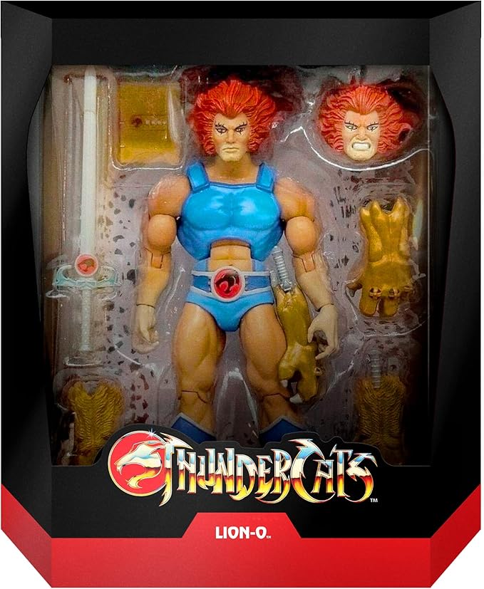 Super7 Thundercats: Lion-O (Version 2) Ultimates Action Figure, Multicolor - Figurio