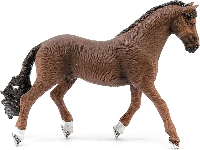 Schleich Horse Club, Horse Toys for Girls and Boys Trakehner Gelding Horse Toy Figurine, Ages 5+ - Figurio