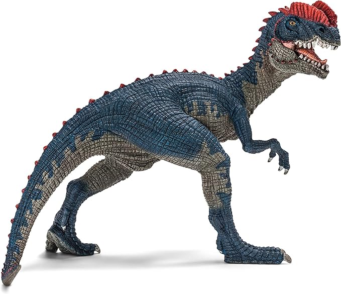 Schleich Dinosaurs, Jurassic Era velociraptor Dinosaur Toys for Boys and Girls, Dilophosaurus Toy Figure, Ages 4+ - Figurio