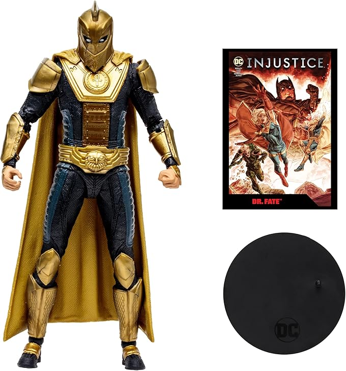 DC Direct - Injustice 2 - Page Punchers - 7" Dr. Fate Figure with Comic - Figurio