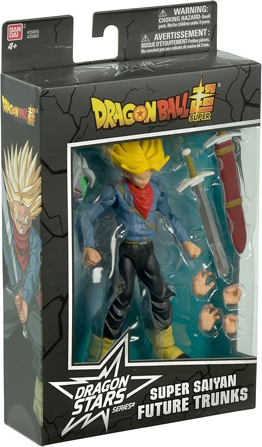 Bandai America - Dragon Ball Super Dragon Stars Super Saiyan Future Trunks - Figurio