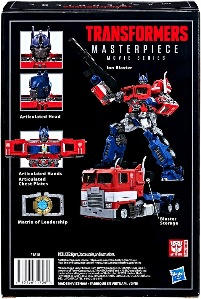 Transformers Movie Masterpiece Series MPM-12 Optimus Prime Collector Figure from Bumblebee Movie - Ages 8 and Up, 11-inch - Figurio