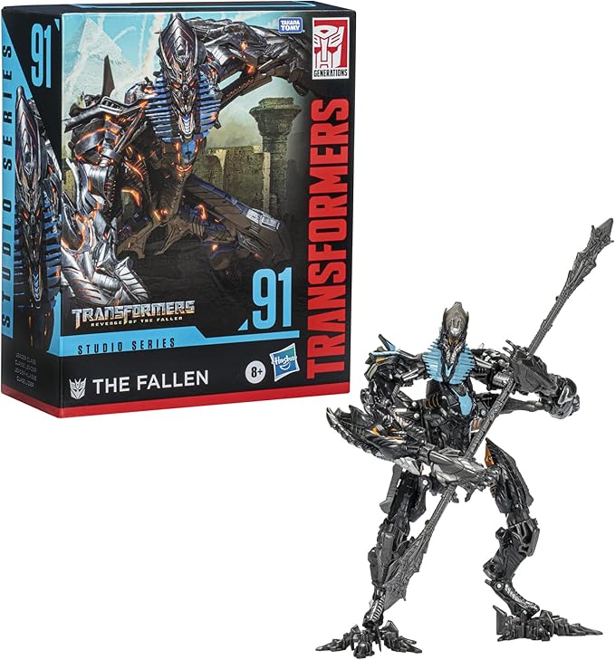 Transformers Studio Series 91 Leader Class Revenge of The Fallen The Fallen Action Figure, Ages 8 and Up, 8.5-inch - Figurio