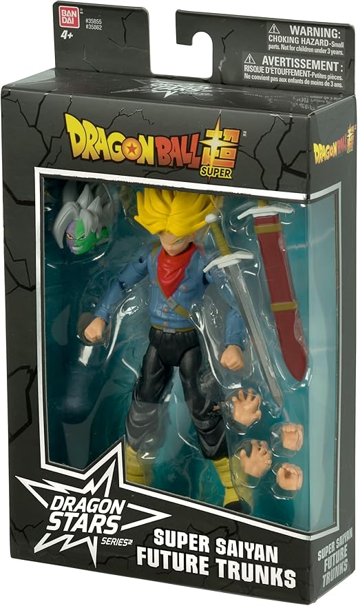 Bandai America - Dragon Ball Super Dragon Stars Super Saiyan Future Trunks - Figurio