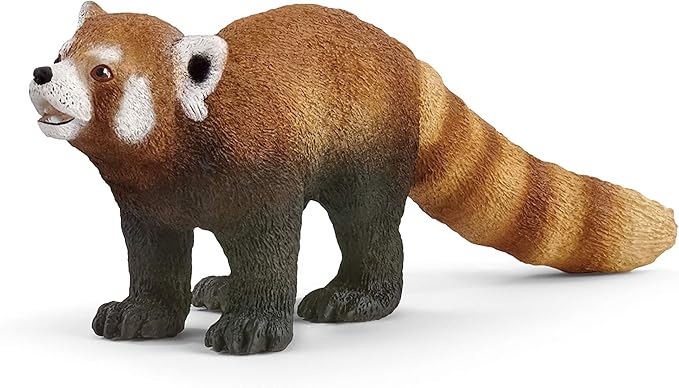 Schleich Wild Life Realistic Red Panda Figurine - Authentic and Highly Detailed Animal Toy, Durable for Education and Fun Play, Perfect for Boys and Girls, Ages 3+ - Figurio