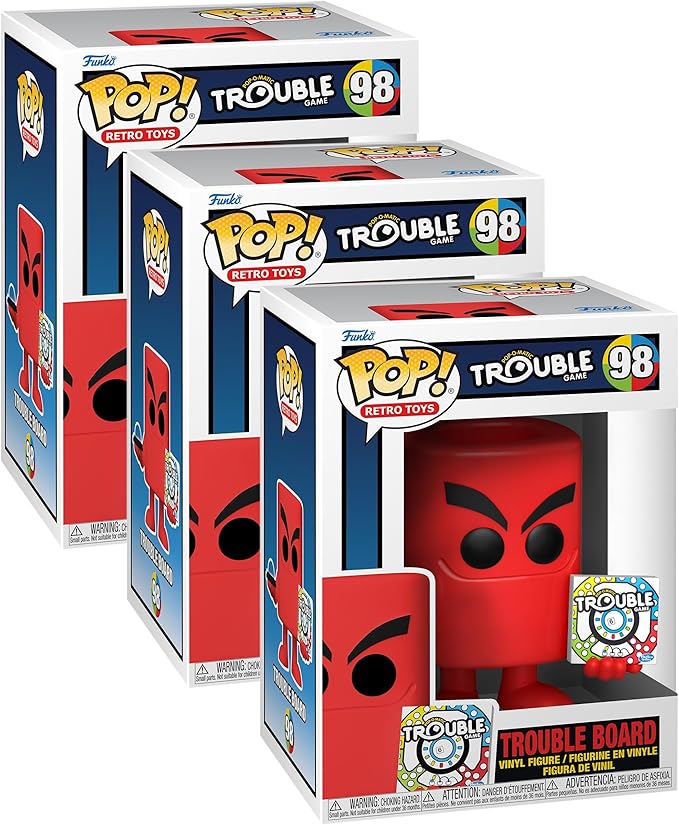 Funko POP Pop! Vinyl: Trouble - Trouble Board Multicolor One Size (Pack of 3) - Figurio