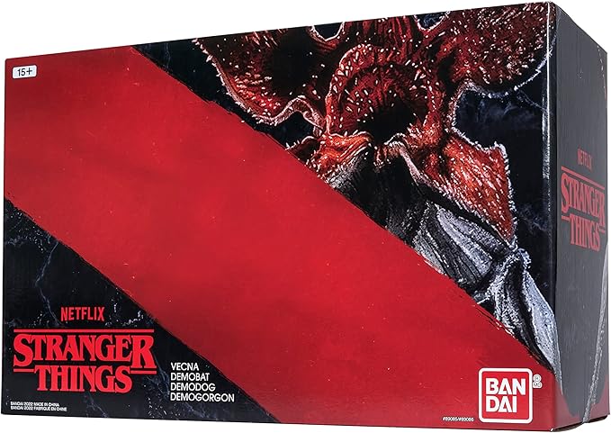 Bandai Namco - Stranger Things - Bloody Vecna, Demogorgon, Demodog, & Demobat Vinyl Figures 4-Pack Deal - Figurio