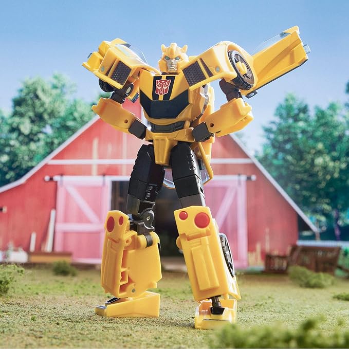 Transformers Toys EarthSpark Deluxe Class Bumblebee Action Figure, 5-Inch, Robot Toys for Kids Ages 6 and Up - Figurio