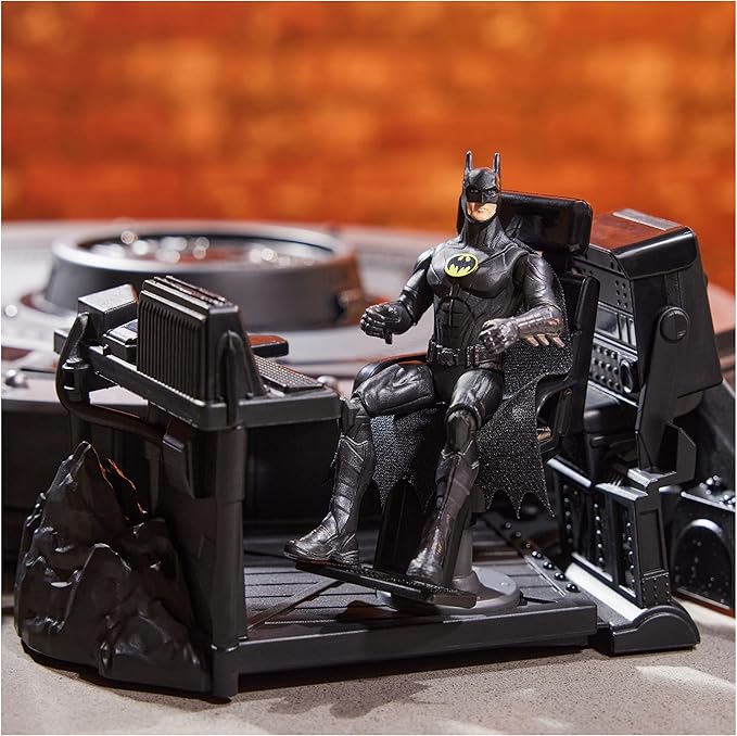 DC Comics, Official 1989 Batmobile RC, Exclusive Batman Figure, Limited Edition Collector's Item, Smoke Effects, Batcave Chargeable Base, Ages 14+ - Figurio