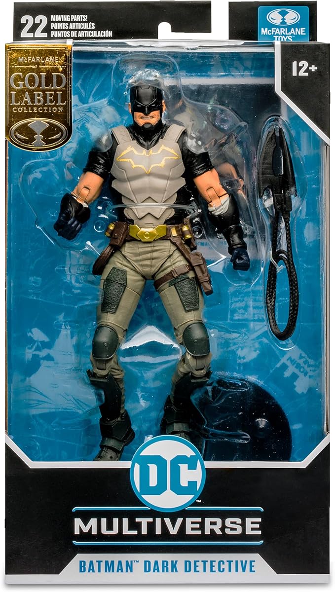 McFarlane Bandai DC Multiverse Action Figure - Future State - Dark Detective (GOLD LABEL) Multicolour TM15354 - Figurio