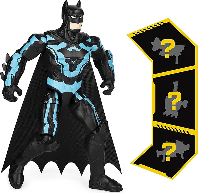 DC Comics Batman 4-inch Batman and The Riddler Action Figures with 6 Mystery Accessories, Kids Toys for Boys Aged 3 and up - Figurio