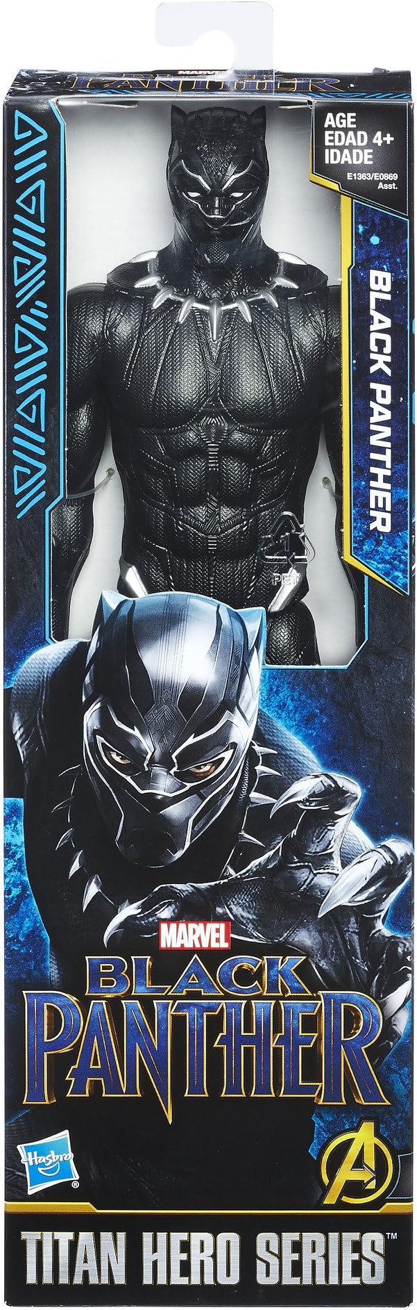 Marvel Black Panther Titan Hero Series 12-inch Black Panther - Figurio