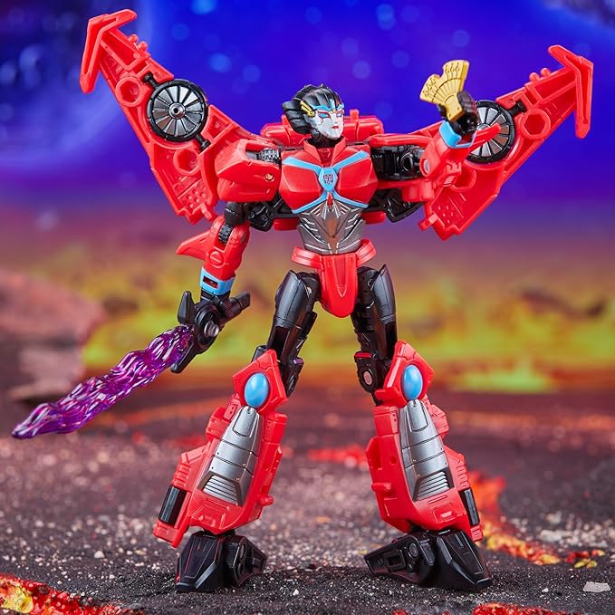 Transformers Legacy United Deluxe Class Cyberverse Universe Windblade, 5.5-Inch Converting Action Figure, 8+ - Figurio