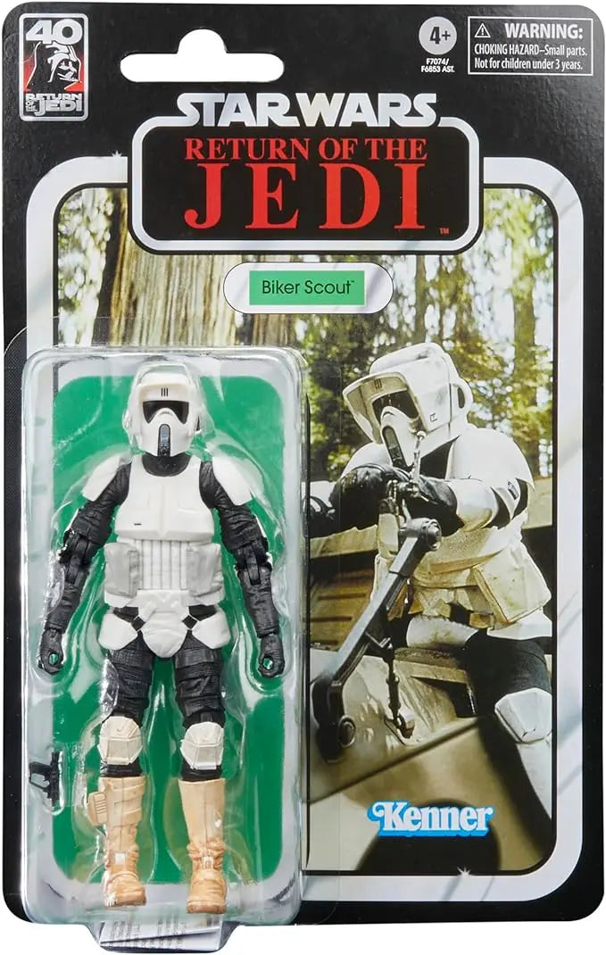 STAR WARS The Black Series Biker Scout, Return of The Jedi 40th Anniversary 6-Inch Collectible Action Figures, Ages 4 and Up - Figurio