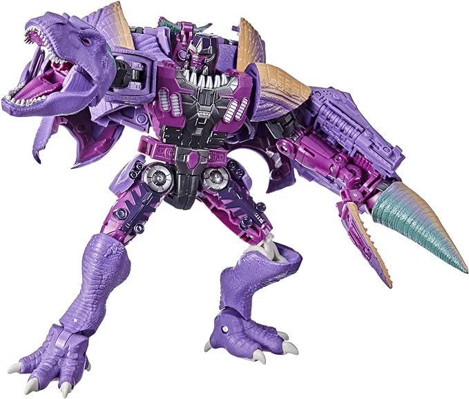 Transformers Toys Generations War for Cybertron: Kingdom Leader WFC-K10 Megatron (Beast) Action Figure - Kids Ages 8 and Up, 7.5-inch - Figurio