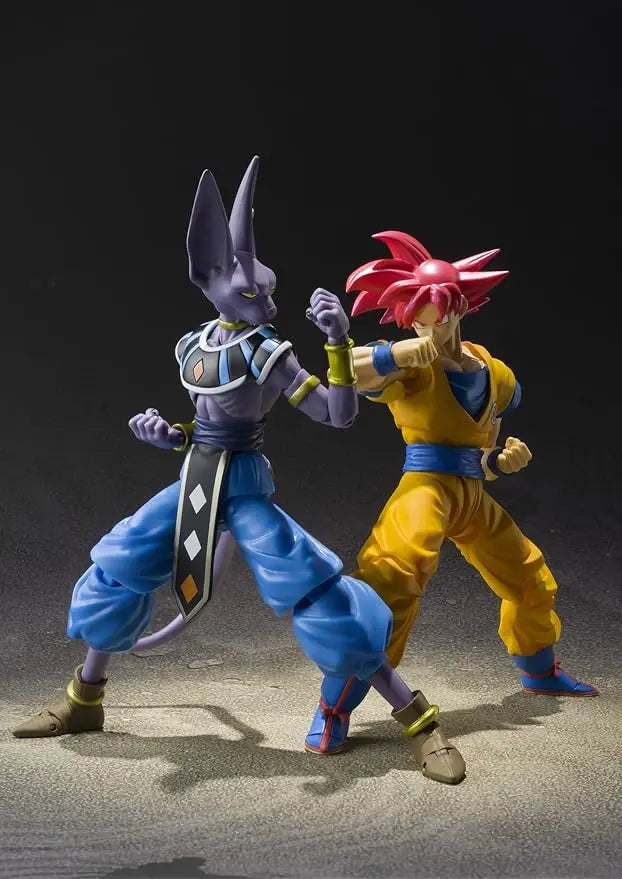 Bandai Tamashii Nations S.H. Figuarts Super Saiyan God Son Goku "Dragon Ball Super" Action Figure - Figurio