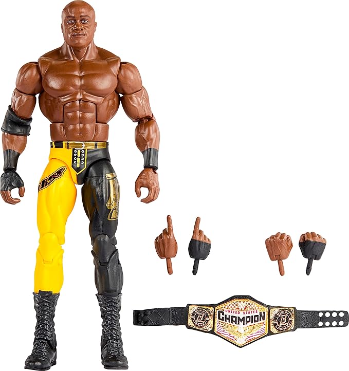 Mattel WWE Bobby Lashley Elite Collection Action Figure with Accessories, Articulation & Life-like Detail, 6-inch - Figurio