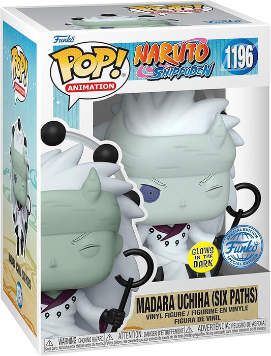 Funko Pop! Animation: Naruto Shippuden - Madara Uchiha, Six Paths Special Edition Multicolor Exclusive Figure #1195 - Figurio