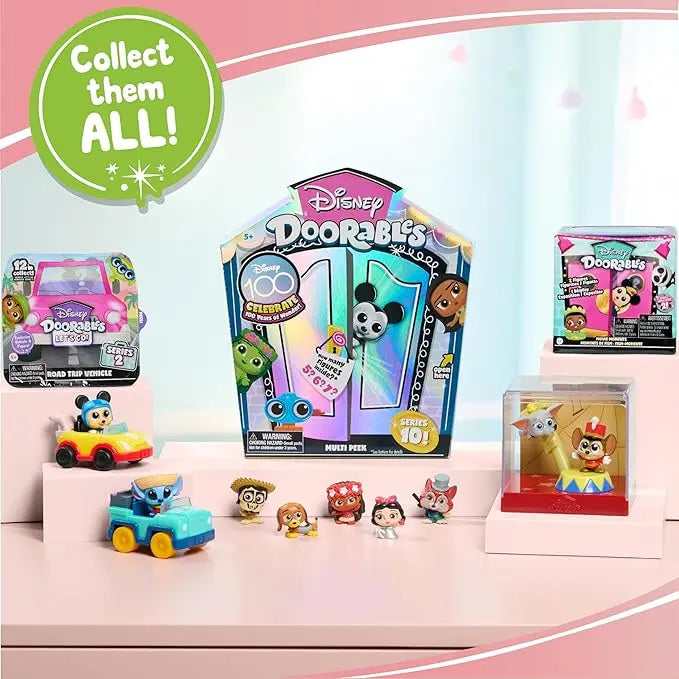 Disney Doorables Just Play New Up Collector Pack, Collectible Blind Bag Figures, Kids Toys for Ages 5 Up, Amazon Exclusive - Figurio