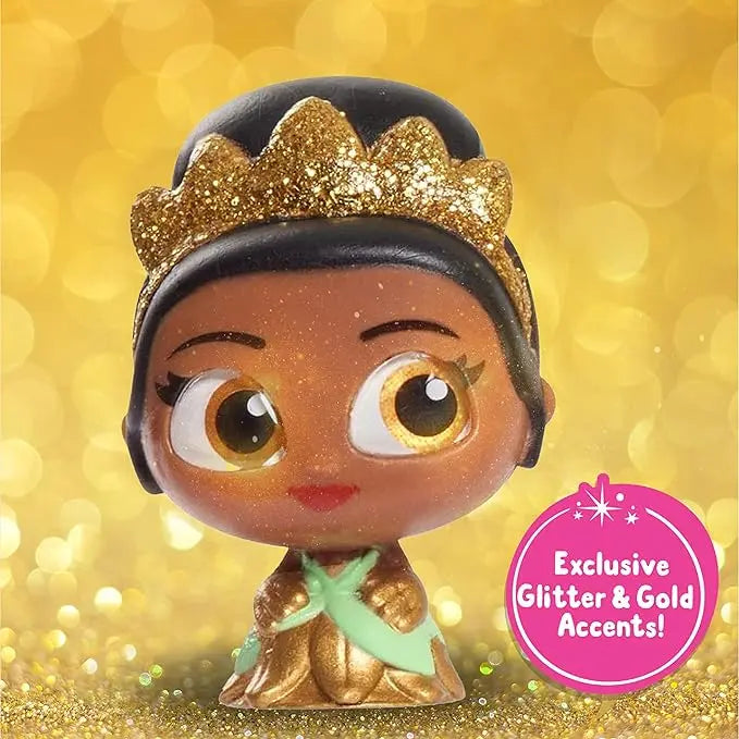 Disney Doorables Glitter and Gold Princess Collection Peek, 8 Blind Bag Inspired Figures, Officially Licensed Kids Toys for Ages 5 Up by Just Play - Figurio