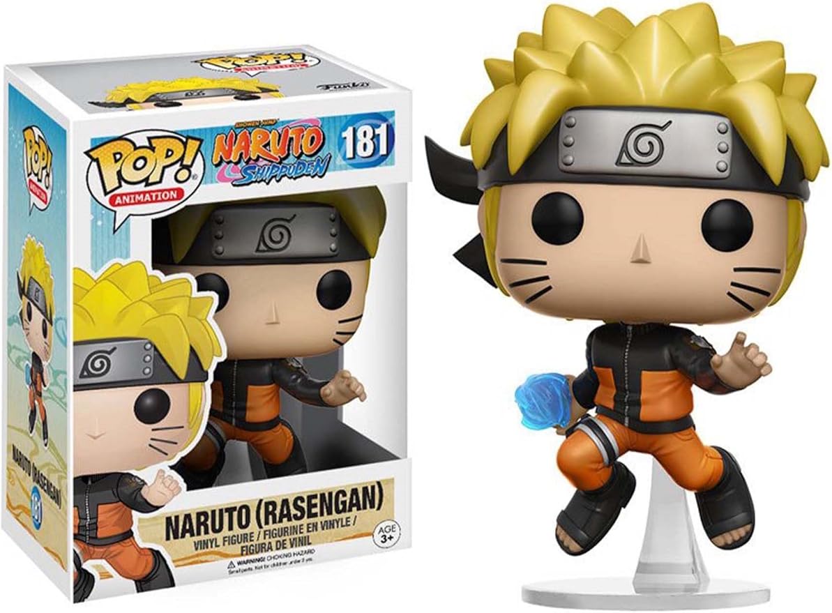 Funko POP Anime: Naruto Shippuden (Rasengan) Toy Figure, Multicolor, Standard - Figurio