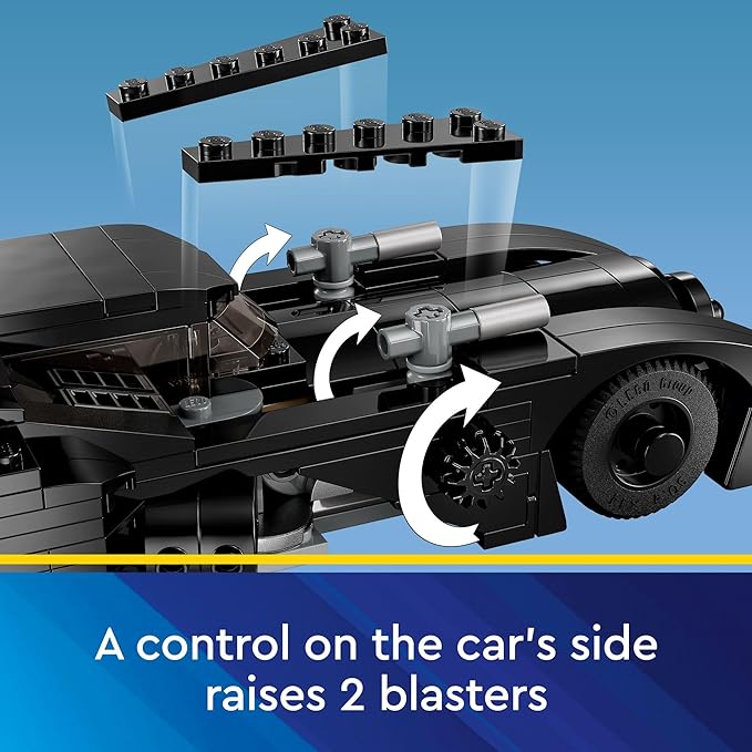 Lego DC Batmobile: Batman vs. The Joker Chase 76224 Building Toy Set, This DC Super Hero Toy Features Batman's Iconic Vehicle with Weapons and a Minifigure Compatible Cockpit, DC Gift for 8 Year Olds - Figurio